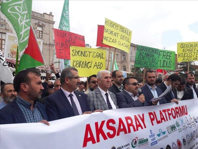 ABD ve Fransa´ya Aksaray´dan protesto