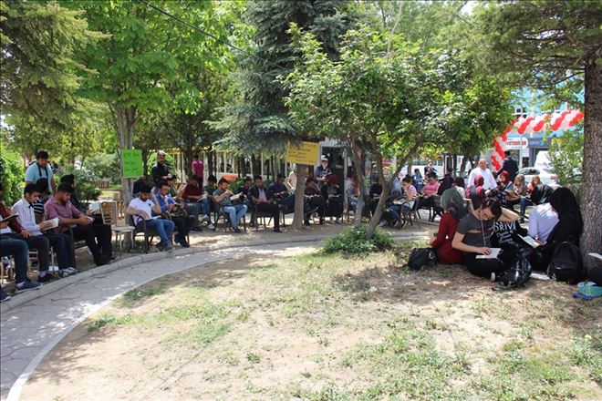 Aksaray´ın Eskil İlçesinde kitap okuma etkinliği yapıldı