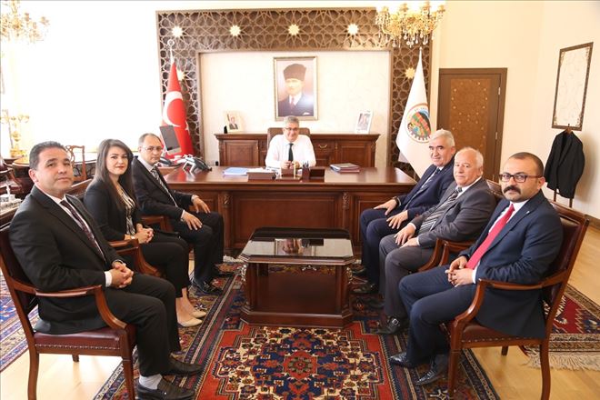 MHP Heyetinden Vali Aykut Pekmez´e ziyaret