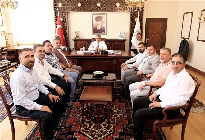 Vali Aykut Pekmez´e ATSO´ dan Ziyaret ve Halk
