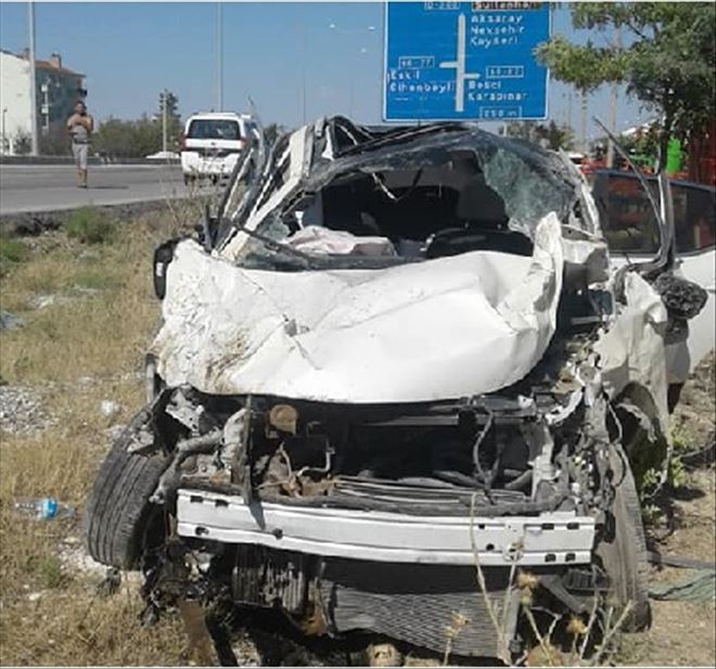 Aksaray´da kaza; birisi ağır 3 kişi yaralandı