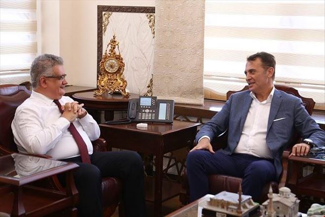 Fikret Orman Vali Aykut Pekmezi Ziyaret etti