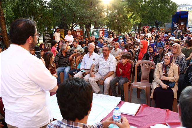 Mahalle Mahalle Gezen Yazgı Büyük Bölcek Mahallesinde Halkla İç İçe Oldu
