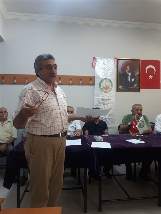Ortaköylüler Derneği Başkanı Faik Kocapınar Güven Tazeledi.