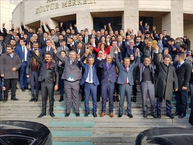 Aksaray´da MHP Belediye Başkan Adaylarını Tanıttı