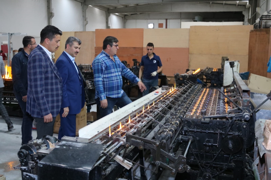 Ak Heyet OSB’de Fabrikaları Ziyaret Etti