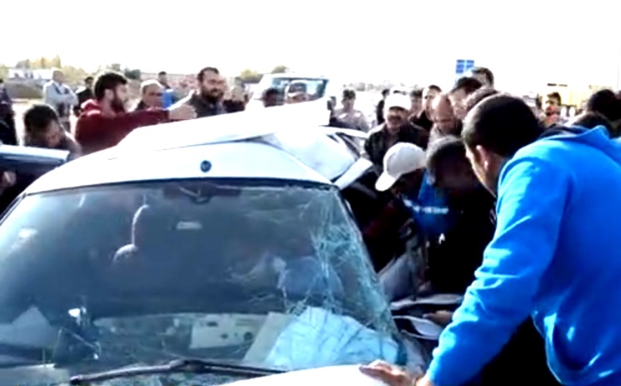 Aksaray’da Kaza; 1 Kişi Öldü 2 Kişi Yaralandı