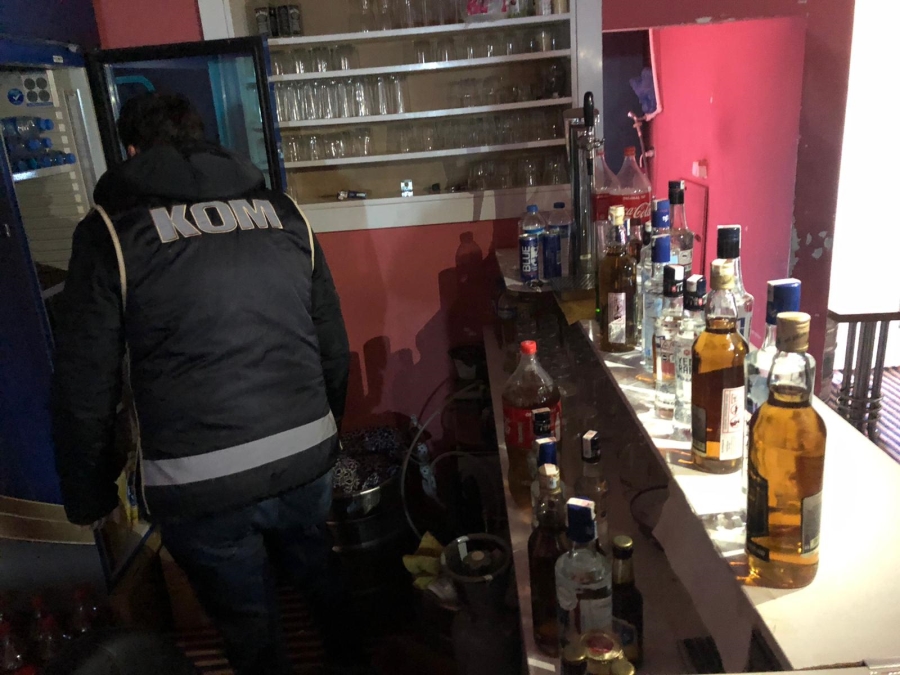 Aksaray'da Alkollü İçki Satan Yerler Denetlendi