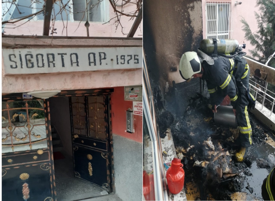 Aksaray Merkez'de Ev Yangını Mahalleliyi Korkuttu