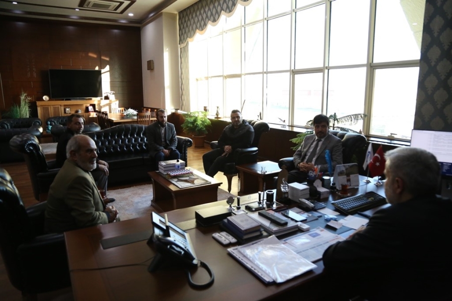 Yeniden Refah Partisi Heyeti, Rektör Şahin’i Ziyaret Etti