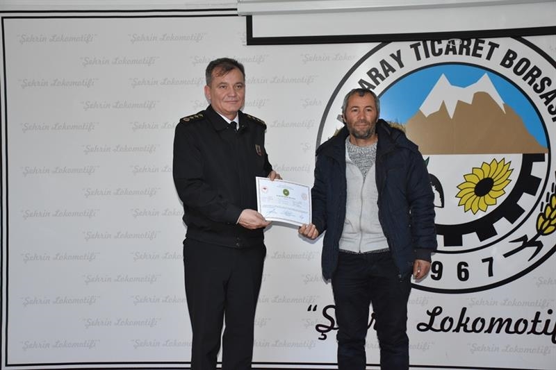 Aksaraylı Çobanlara Sertifika Töreni Düzenlendi