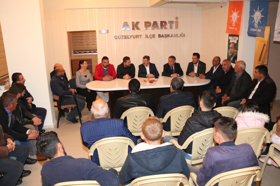 Altınsoy ve Tüzün Güzelyurt'ta Bir Dizi Ziyaretlerde Bulundu