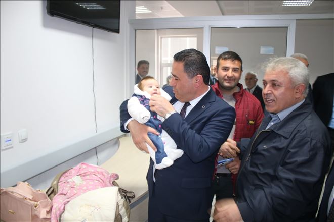 MHP Aksaray Belediye Başkan Adayı Sefer Alkan Hastaneyi Ziyaret Etti.