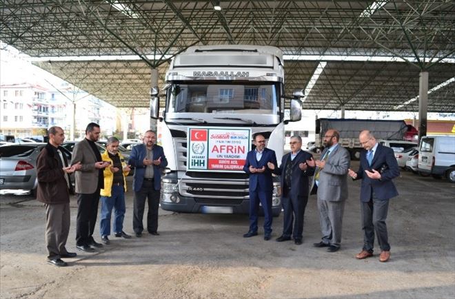 Aksaray İHH´dan Afrin´e Un Yardımı