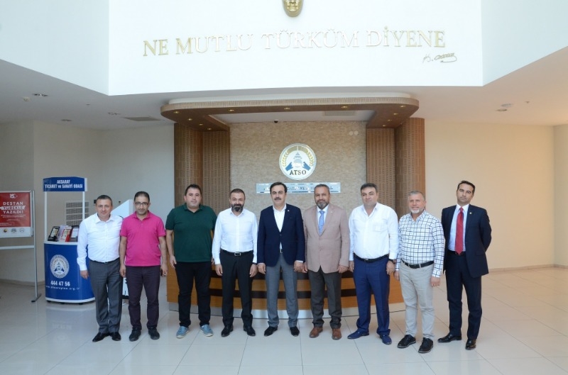 Konya Ticaret Odası Başkanı Öztürk’ten ATSO’ya Ziyaret