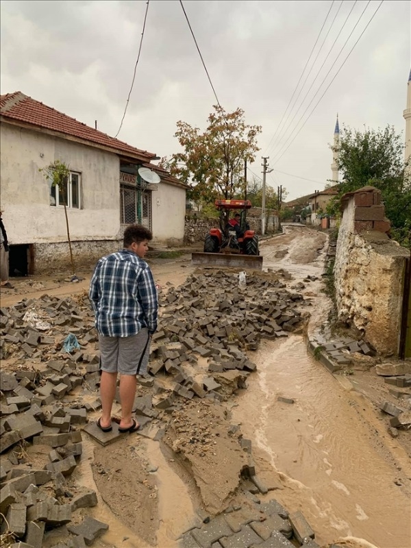 Sel ve Dolu Aksaray'ı Yine Vurdu
