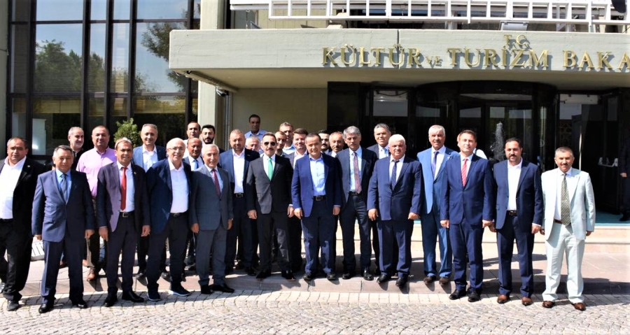 Aksaray Heyeti Kültür ve Turizm Bakanını Ziyaret Etti