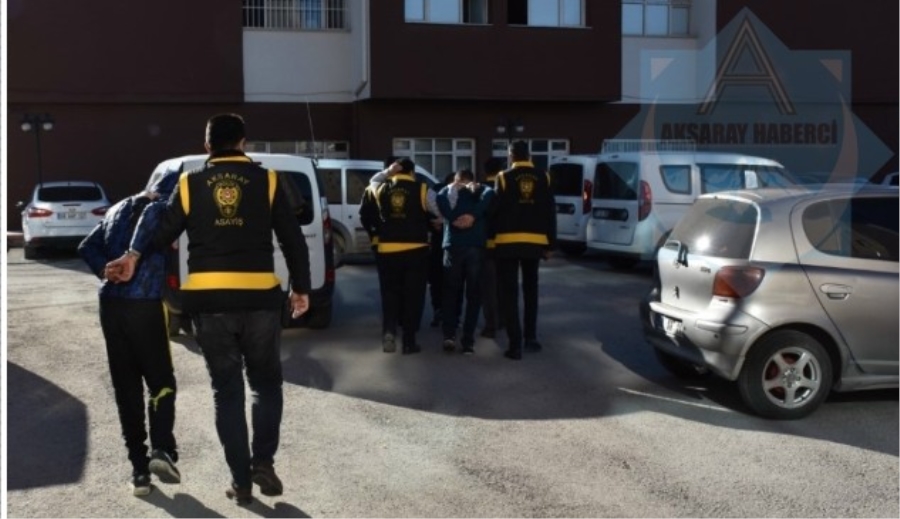 Aksaray Polisi Uyuşturucu Taciri 3 Kişiyi Yakaladı