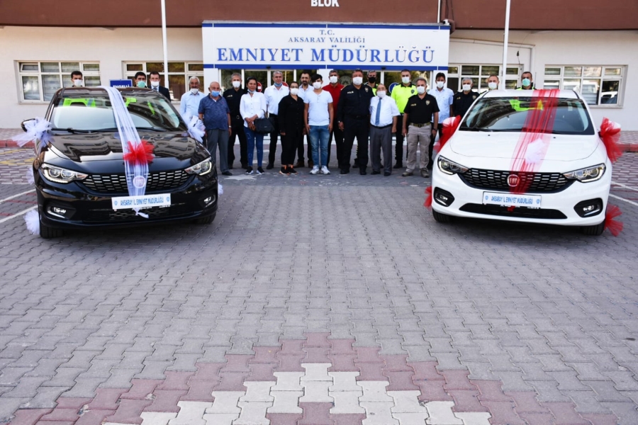 Aksaray Huzur Sevenlerden Aksaray Polisine 2 Yeni Araç