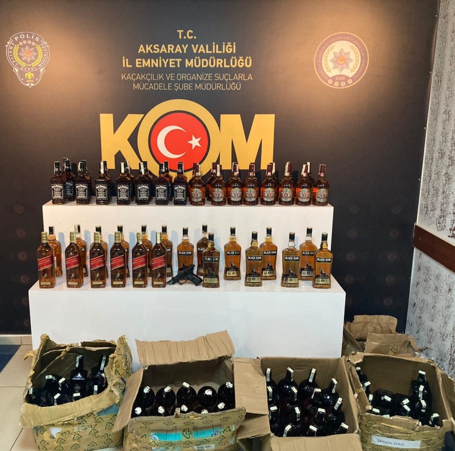 Polis sahte içki üretenlere bir darbe daha vurdu