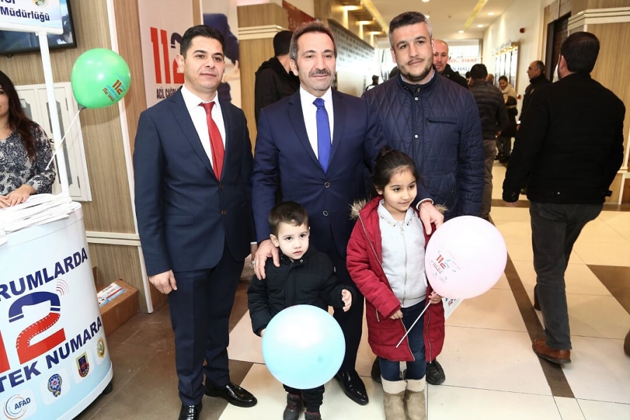 Acil Çağrı Merkezi tanıtım standı açtı