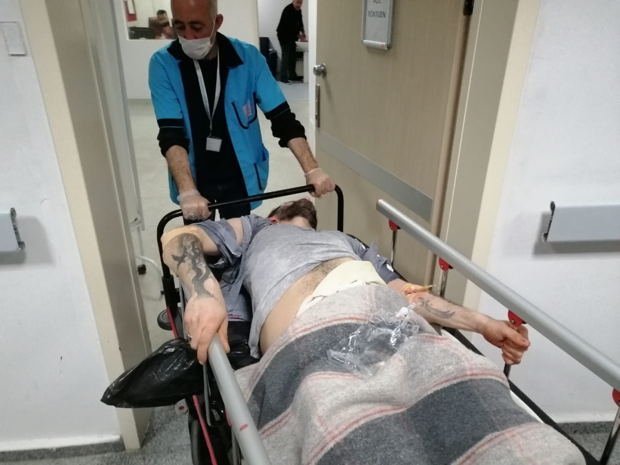Aksaray'da İki gurup arasında çıkan kavga kanlı bitti: 1 yaralı