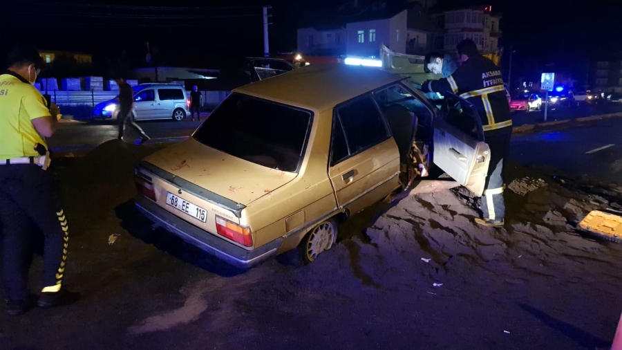 Aksaray'da trafik kazası: 1 ölü 3 yaralı
