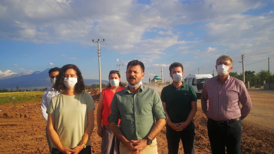 CHP il Başkanı Ali Abbas Ertürk Kazalara Sebep Olan Bitmeyen Yol İçin Tepki Gösterdi
