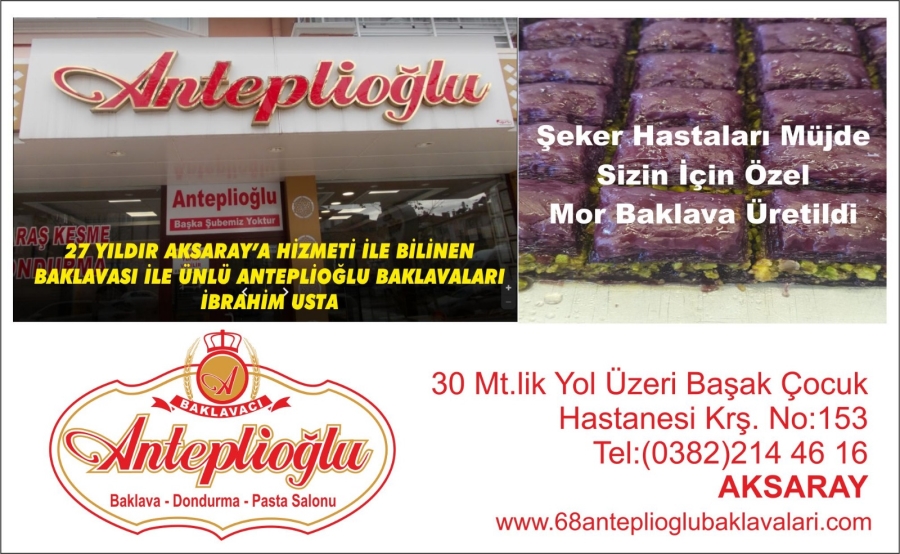 Mor Baklavanın Mucizeleri; Artık Aksaray'da da Üretiliyor