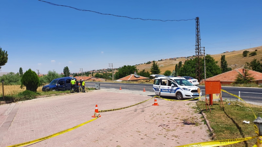 Aksaray'ın Ortaköy ilçesinde kaza;1kişi öldü