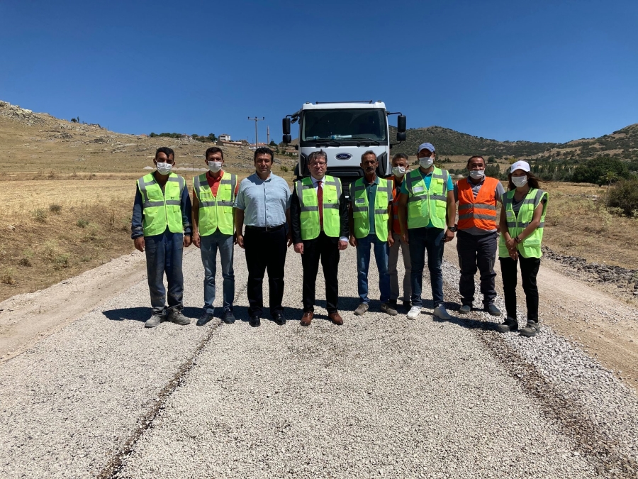 Genel Sekreter Yüksel Çelik Yol Çalışmalarını Yerinde İnceledi.