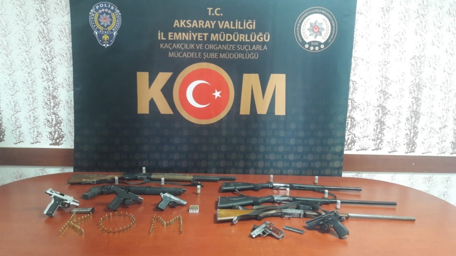 Aksaray'da Silah Kaçakçılığı yapan 2 Şahısa İşlem Yapıldı