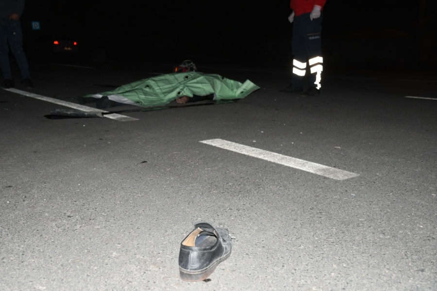 Aksaray'da otomobilin çarptığı vatandaş hayatını kaybetti