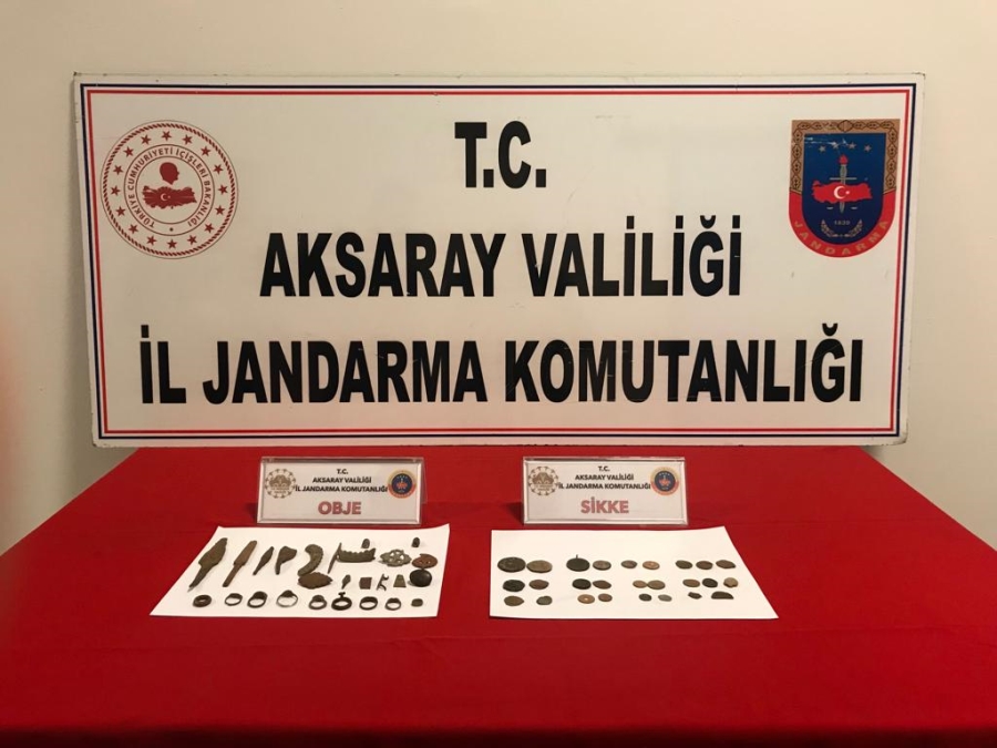 Aksaray'da Tarihi Eser Kaçakçılığı Yapan 4 Şüpheli Yakalandı
