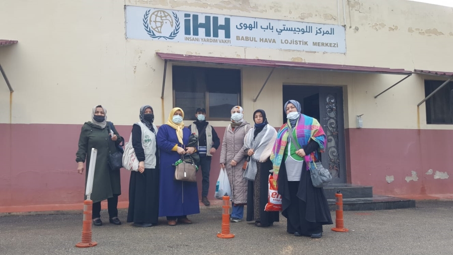 GÖNÜLLÜ ANNELERDEN İDLİB'E ŞEFKAT ÇIKARMASI