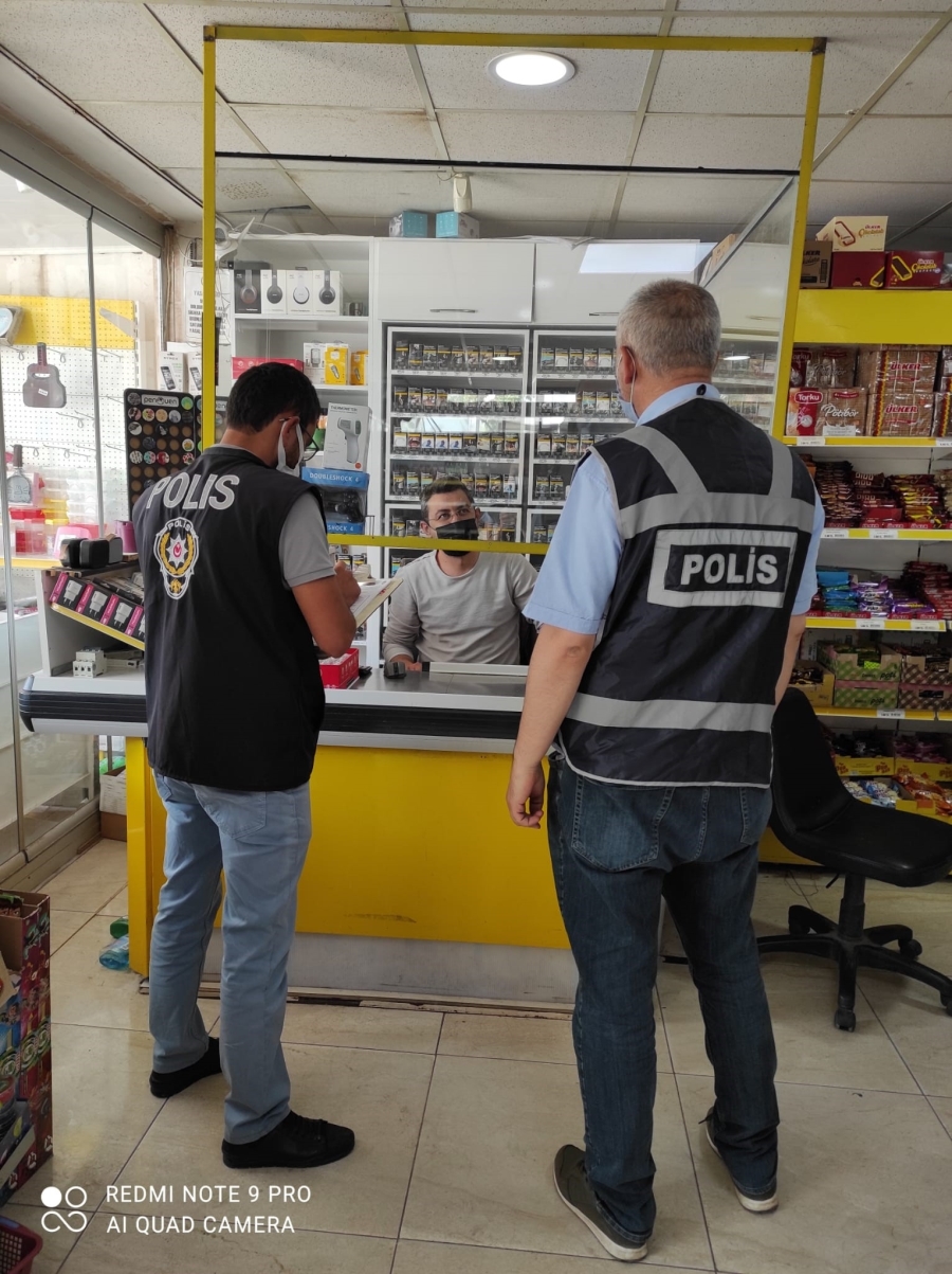 Aksaray merkezinde bulunan tüm okulların etrafında, halkın yoğun olduğu caddeler ve parklar denetlendi