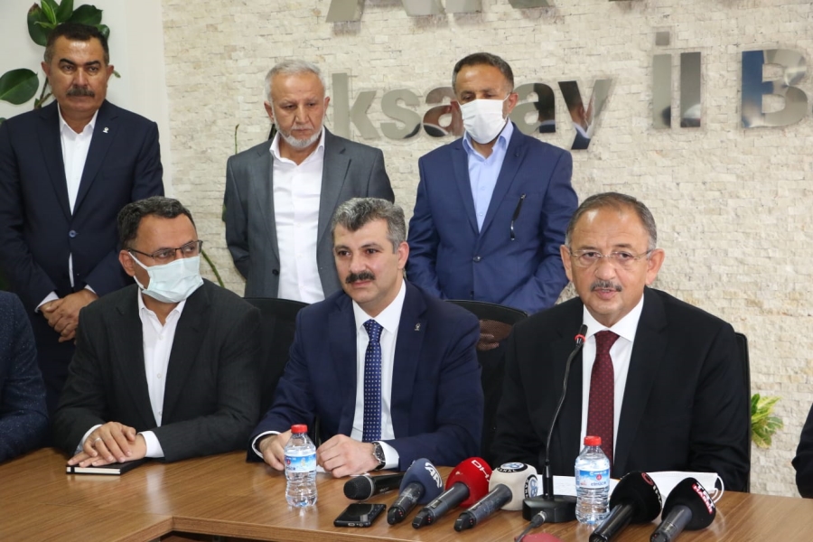 Özhaseki Aksaray’dan muhalefete yüklendi