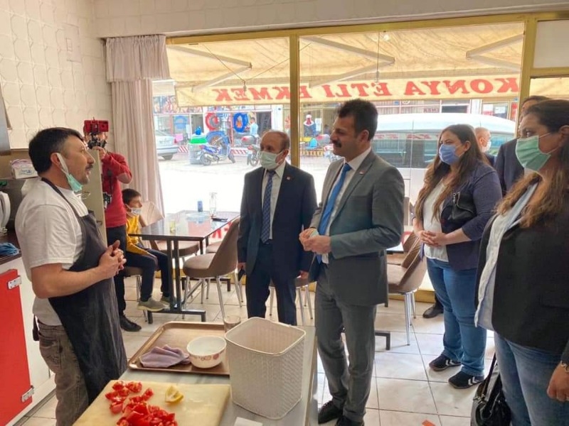 Cumhuriyet Halk Partisi İl Başkanı ve yöneticileri ile İlçe Ziyaretçilerinde