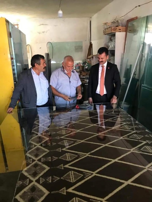 Cumhuriyet Halk Partisi İl Başkanı ve yöneticileri ile İlçe Ziyaretçilerinde