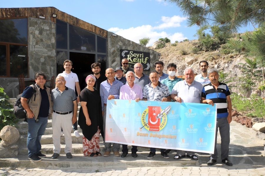 Gazetecilerden Helvadere'ye Ziyaret