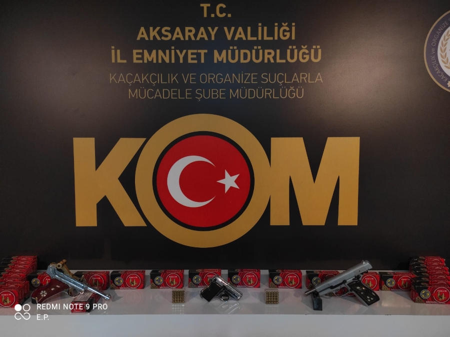 Evinde Ruhsatsız Silah Bulunduran Şahıs Yakalandı