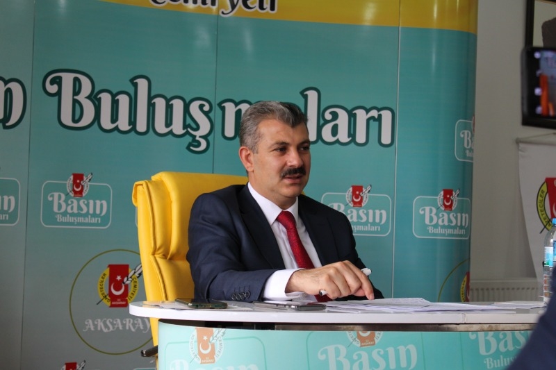 AK Parti İl başkanı Hüseyin Altınsoy basın buluşmasının konuğu oldu
