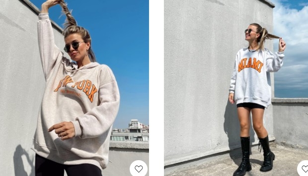 Oversize Sweatshirt Modelleri