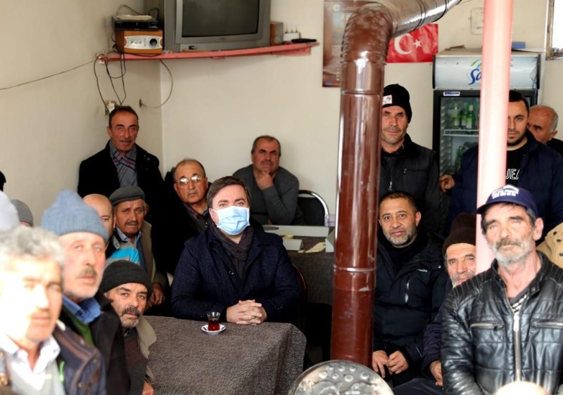 Vali Hamza Aydoğdu köy yollarında incelemelerde bulundu
