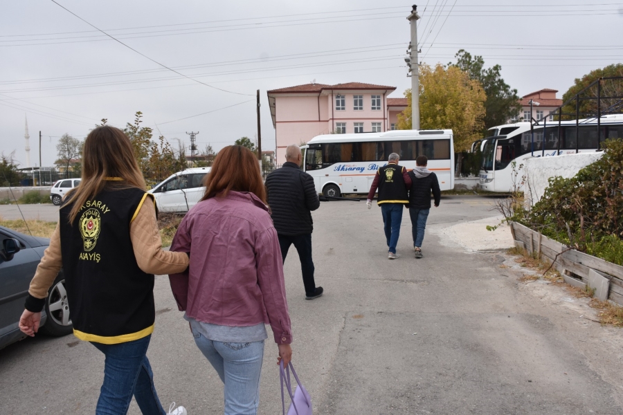 Aksaray'da çeşitli suçlardan aranan 5 kişi yakalandı