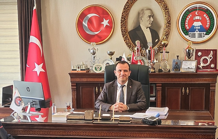 Aksaray BARO Başkanı Av. Ferit Köse 10 Kasım Atatürk'ü Anma Mesajı Yayınladı