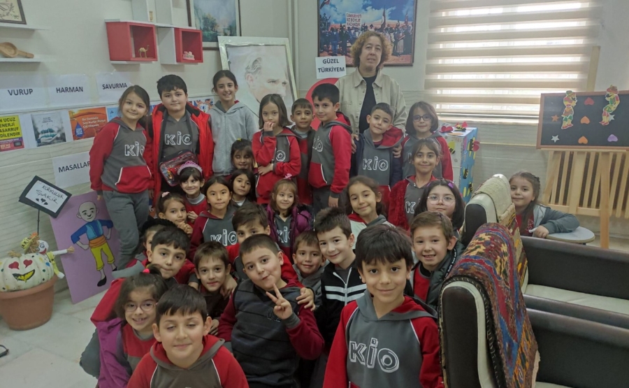 Minik öğrencilerden “Tutum, yatırım ve Türk Malları Haftası” sergisi