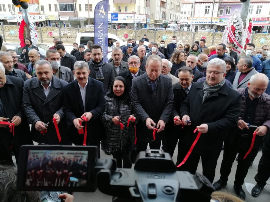 ALİSARAN ERKEK GİYİM MAĞAZASI DUALARLA AÇILDI
