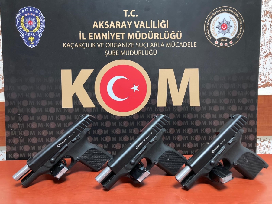 Aksaray'da Yağma ve Gasp Olayları İle Alakalı Aranan 3 Şahıs Yakalandı