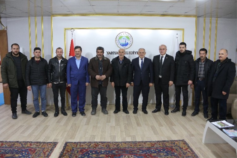 Kayseri Yahyalı esnafları Başkan Öztürk'e teşekkür etti